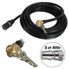25 foot air hose type Q nitto quick connect clip on air chuck featured